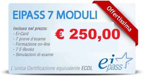 EIPASS OFFERTA