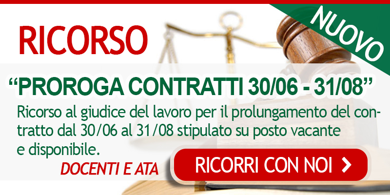 ricorso proroga contratti