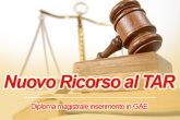 nuovo ricorso al tar