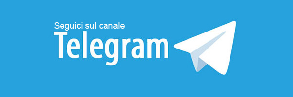 seguici su telegram