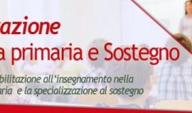 abilitazione scuola primaria e sostegno