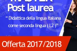 master Didattica della Lingua Italiana come lingua seconda (L2)