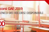 ricorsi gae 2019