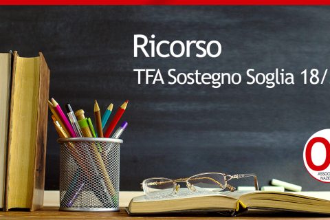 Ricorso tfa sostegno soglia 18 trentesimi