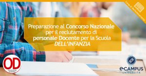 Preparazione concorso nazionale Docenti per la scuola dell'infanzia