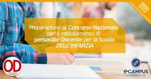 Preparazione concorso nazionale Docenti per la scuola dell'infanzia