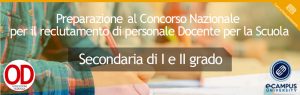 Preparazione al concorso Nazionale Docenti per la scuola secondaria