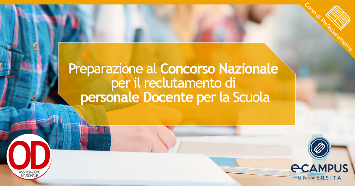 preparazione al concorso nazionale personale docente