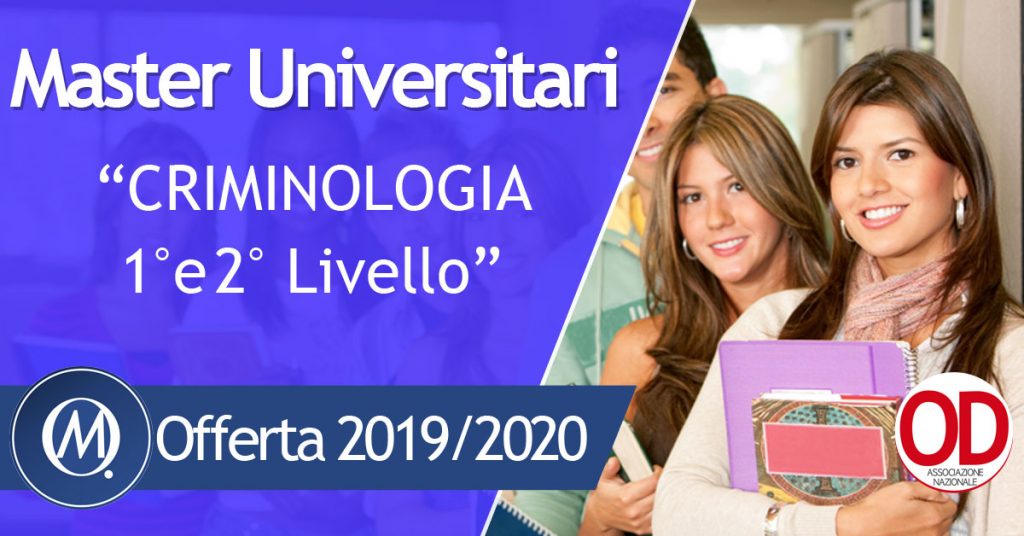 Master in criminologia