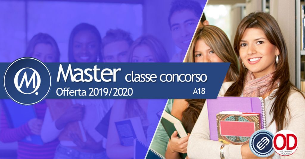 Master per il completamento della classe di concorso A18