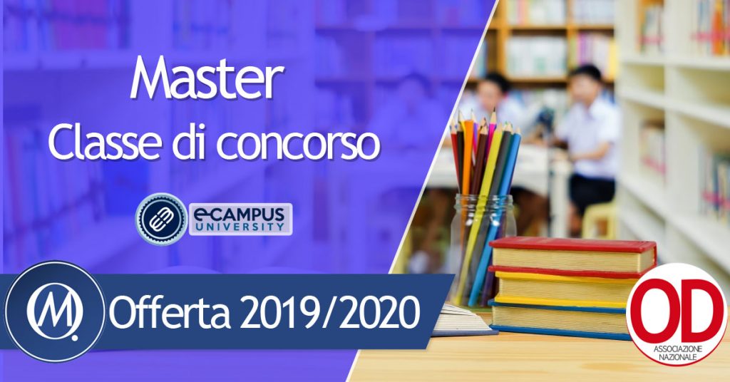 Master per il completamento della classe di concorso