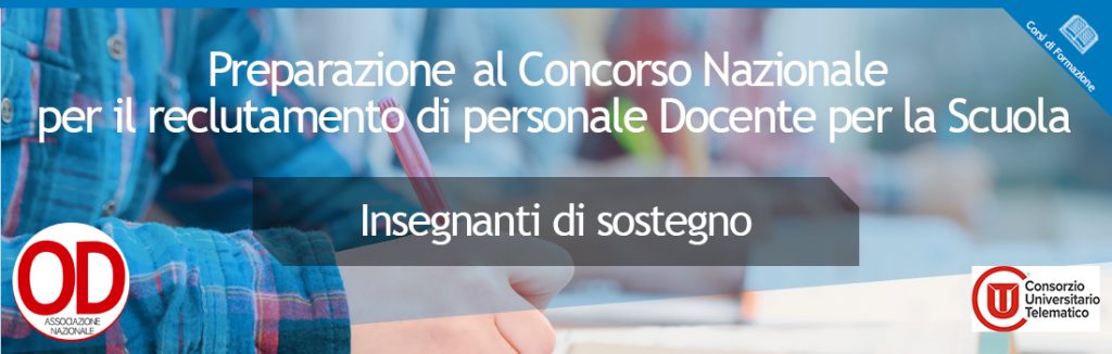 Preparazione al concorso personale docente - Insegnanti di sostegno