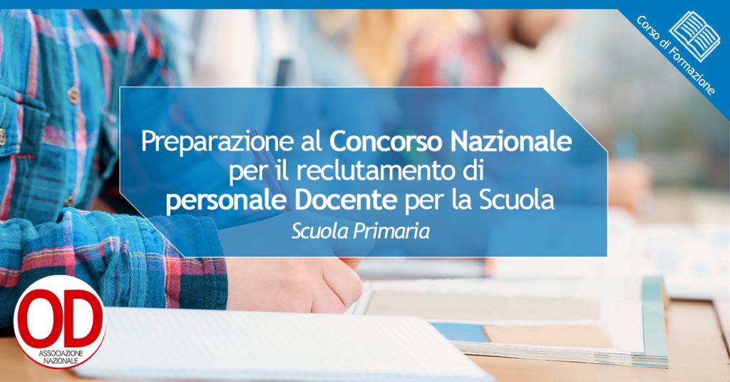 Preparazione al concorso personale docente - scuola primaria