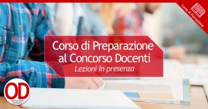 Corso di preparazione al concorso docenti