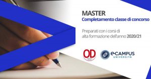 Master per il completamento delle classi di concorso