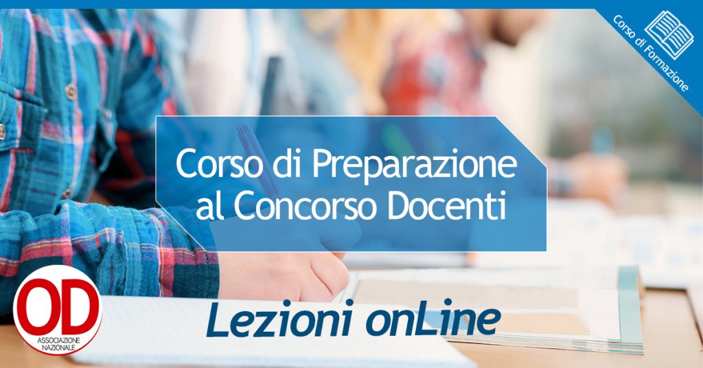 Corso di preparazione al concorso docenti - lezioni online