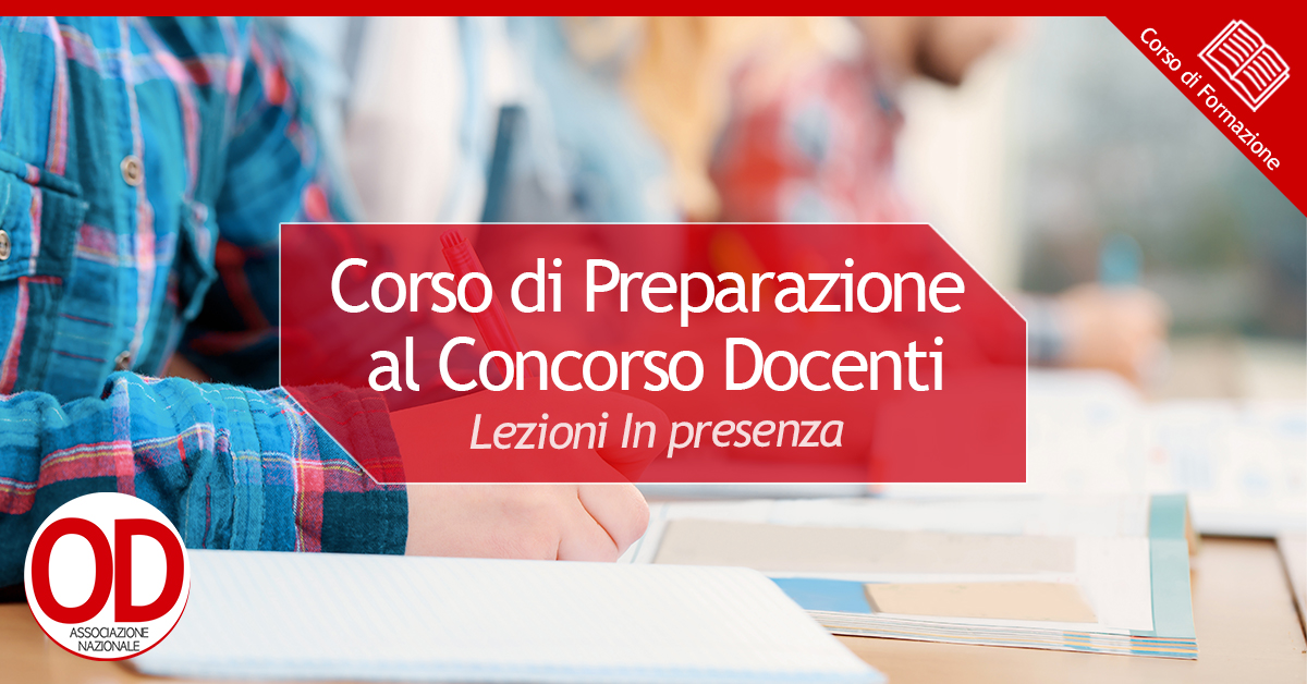 Corso di preparazione al concorso docenti