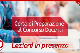 Corso di preparazione al concorso docenti