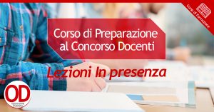 Corso di preparazione al concorso docenti