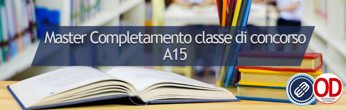 master completamento classe di concorso A15