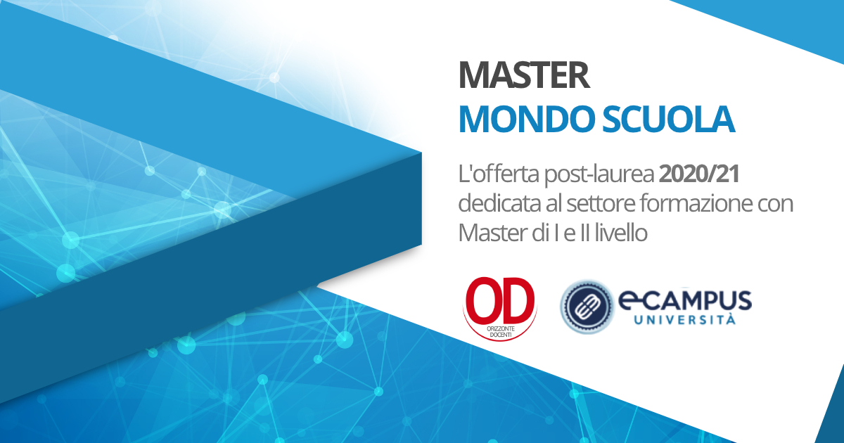 master mondo scuola 2020 2021