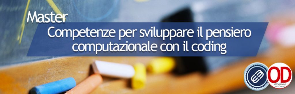 Master Competenze per sviluppare il pensiero computazionale con il coding