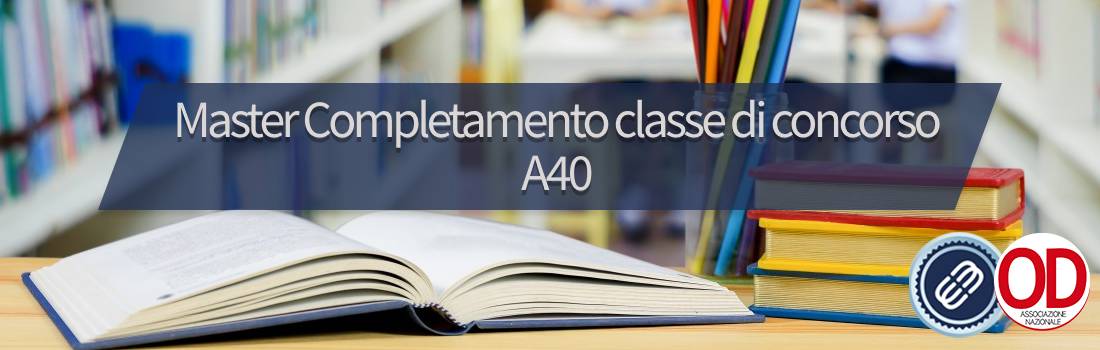 Master classe di concorso A40