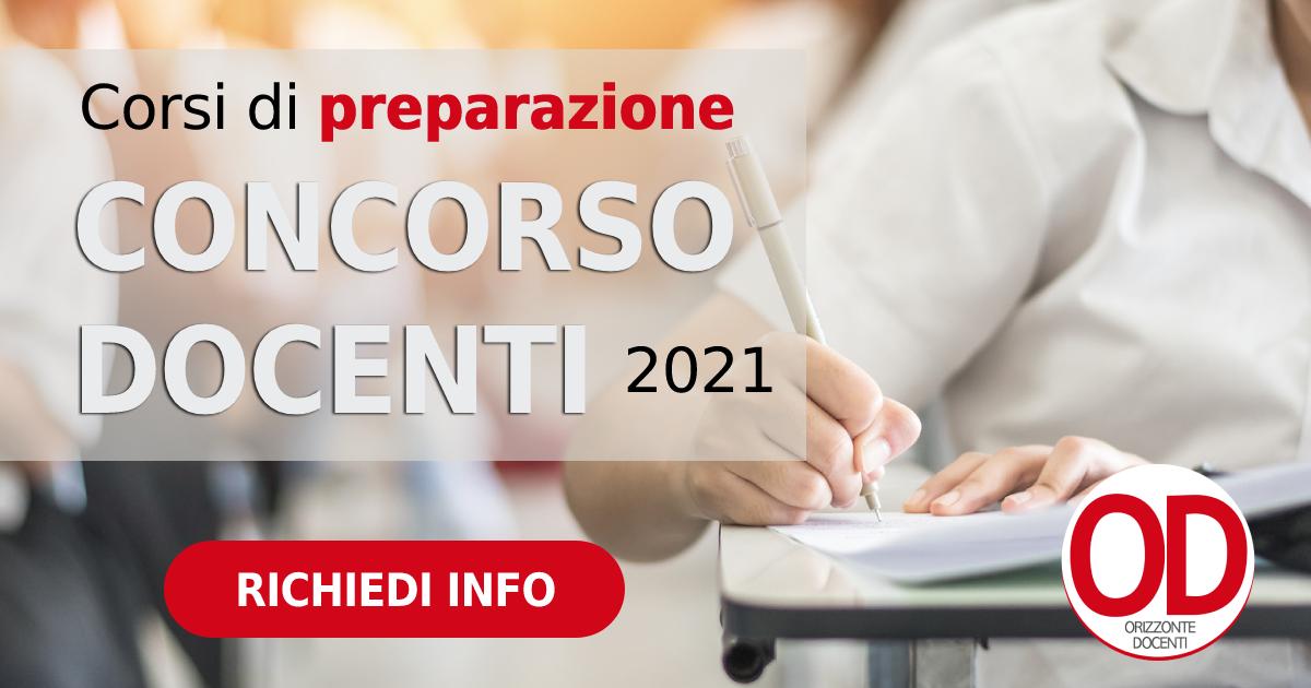 corsi di preparazione concorso docenti 2021