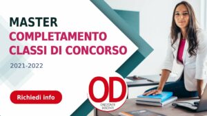 Master per il completamento delle classi di concorso