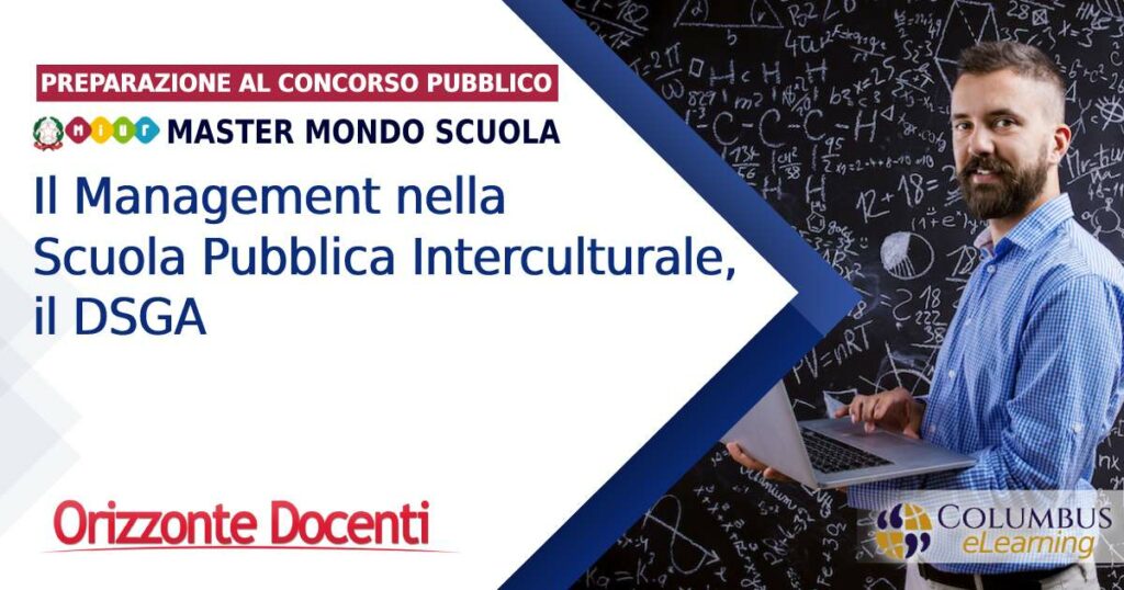 Management nella Scuola Pubblica Interculturale, il DSGA