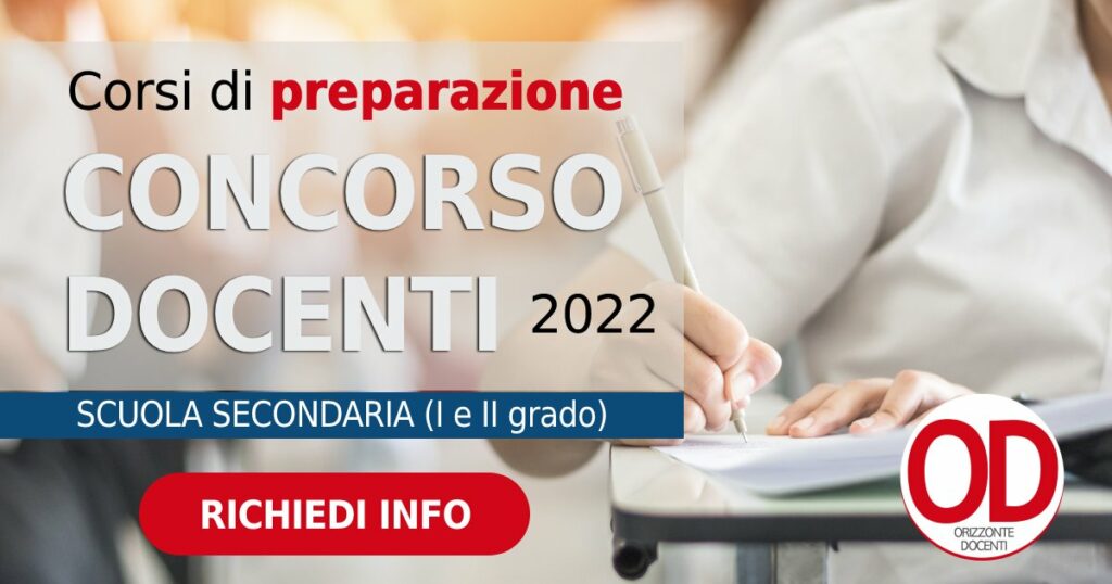 preparazione concorso docenti classi di concorso