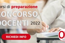 corsi di preparazione concorso docenti 2022