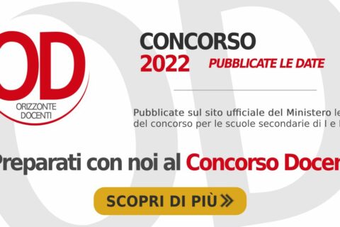 concorso ordinario docenti 2022