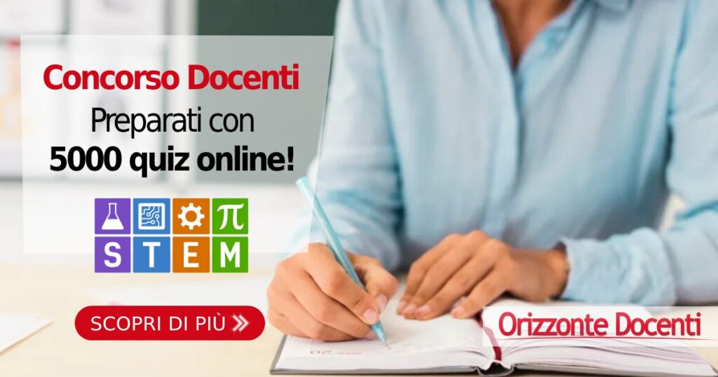 stem concorso docenti preparati con 5000 quiz online