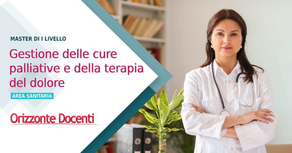 master area sanitaria Gestione delle cure palliative e della terapia del dolore