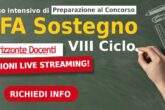 TFA sostegno VIII ciclo live streaming