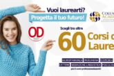 60 corsi di laurea - progetta il tuo futuro - laureati con noi -giurisprudenza economia lettere mediazione linguistica psicologia ingegneria