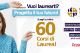 60 corsi di laurea - progetta il tuo futuro - laureati con noi -giurisprudenza economia lettere mediazione linguistica psicologia ingegneria