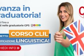 Corso CLIL + certificazione linguistica inglese c1 c2 b1 b2 punti graduatorie gps - scuola università docenti concorsi pubblici