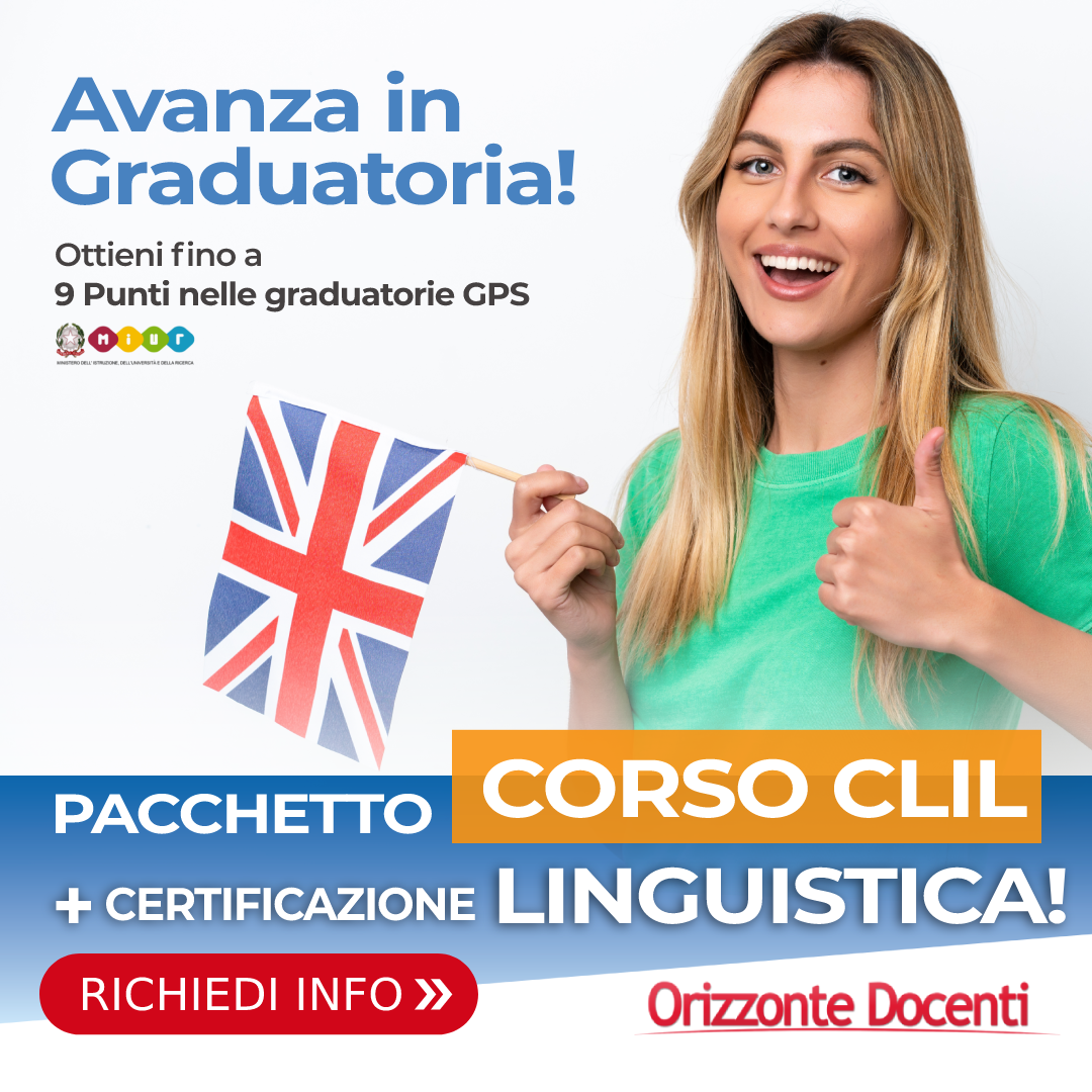 1080px x 1080px - CLIL + Certificazione linguistica: ottieni fino a 9 punti nelle graduatorie  GPS - Orizzonte Docenti