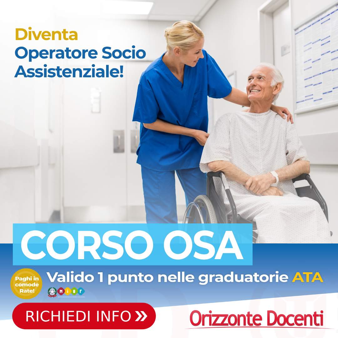 Corso OSA Operatore Socio Assistenziale