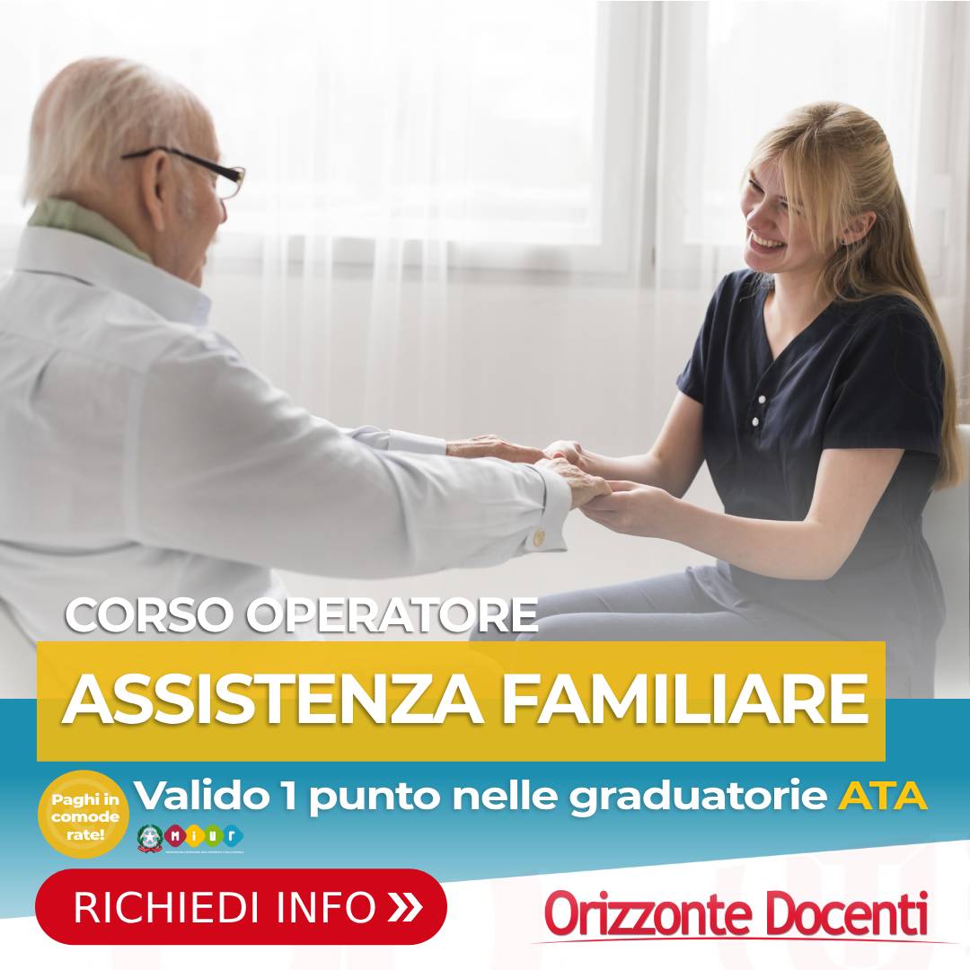 Corso Operatore per lassistenza familiare