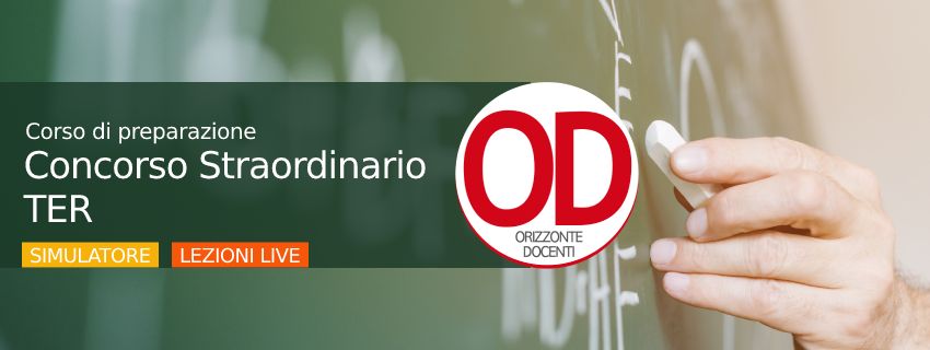 Concorso docenti straordinario TER: cosa studiare, le prove, come  prepararsi, come tenersi aggiornati - Orizzonte Scuola Notizie