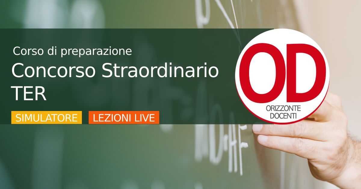 corso di preparazione concorso docenti straordinario ter