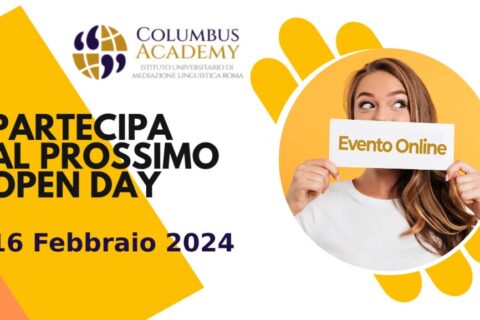 Calumbus Academy - Open Day 16 febbraio 2024