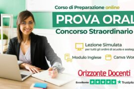 Concorso Docenti 2024 - Corso di Preparazione concorso docenti ter Prova orale - Orizzonte Docenti