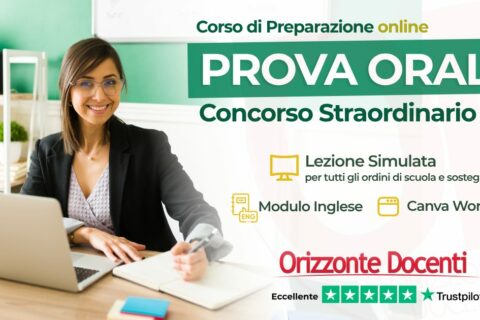 Concorso Docenti 2024 - Corso di Preparazione concorso docenti ter Prova orale - Orizzonte Docenti