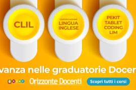 Pacchetti Docenti - Avanza in graduatoria - pekit certificazione informatica - lingua inglese - clil