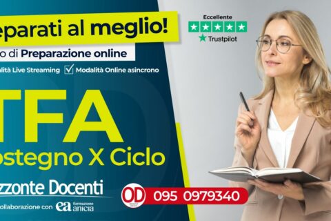 TFA sostegno X ciclo 2025 - corso di preparazione
