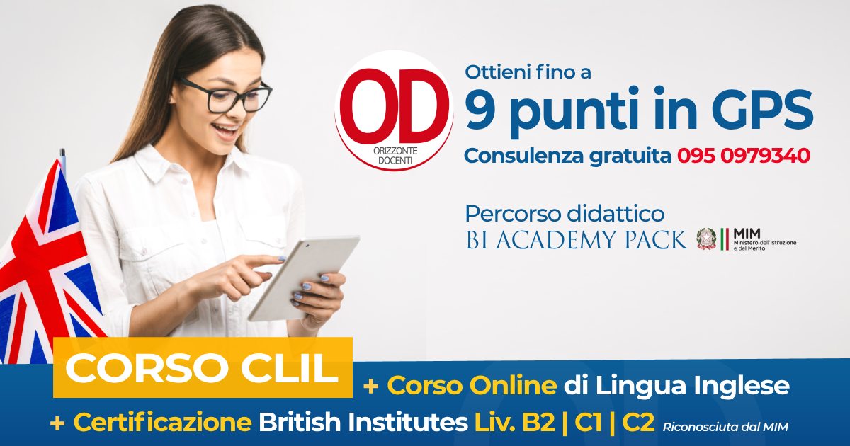CLIL Corso Online Inglese e certificazione